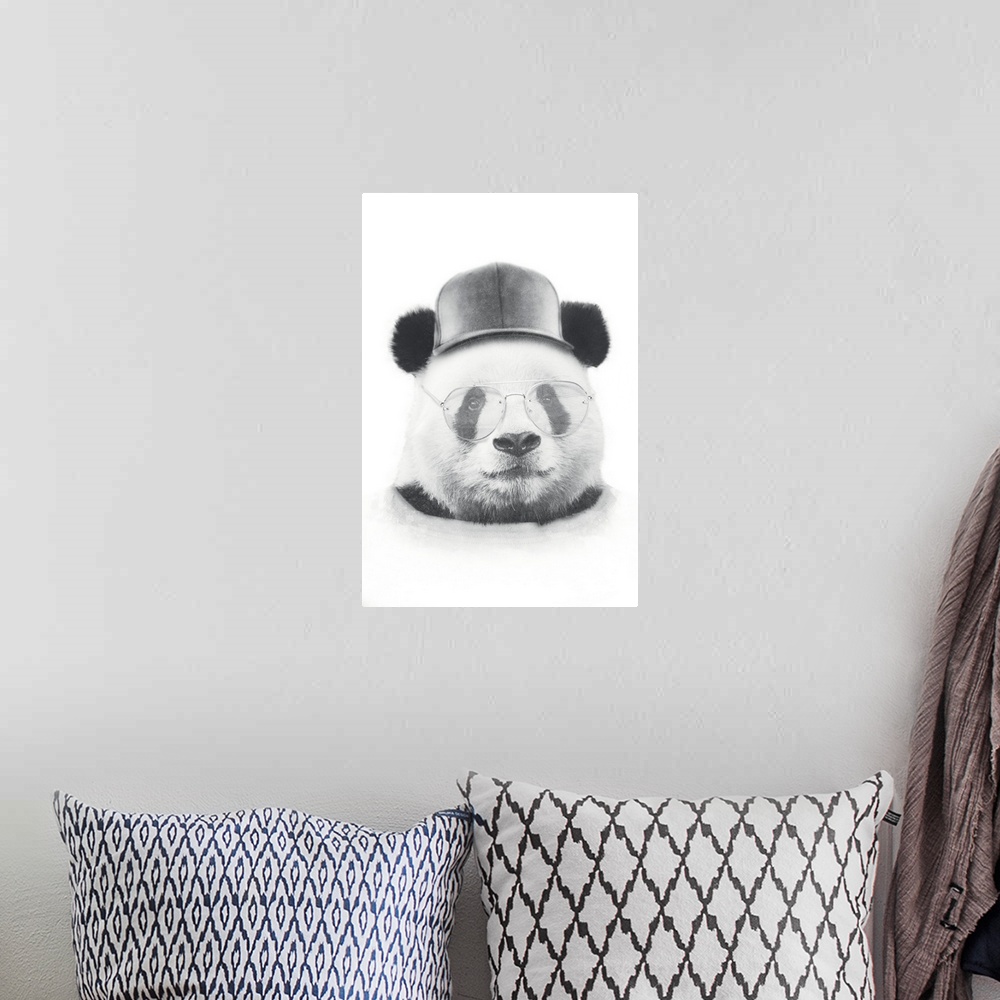 A bohemian room featuring Cool Panda