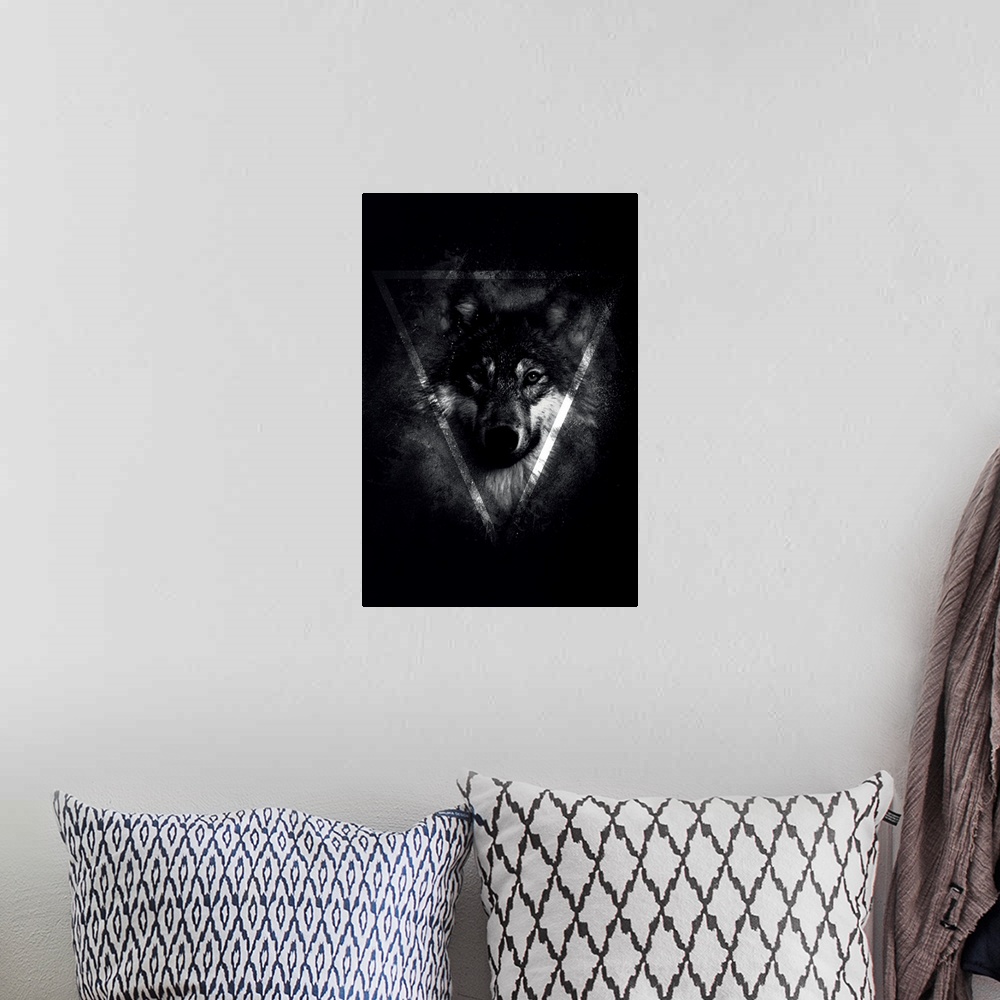 A bohemian room featuring Dark Wolf 2