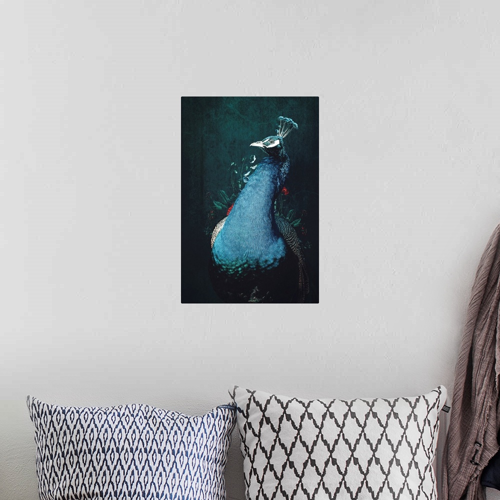 A bohemian room featuring Peacock 2