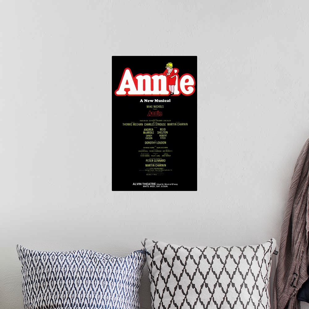A bohemian room featuring Annie (Broadway) (1977)