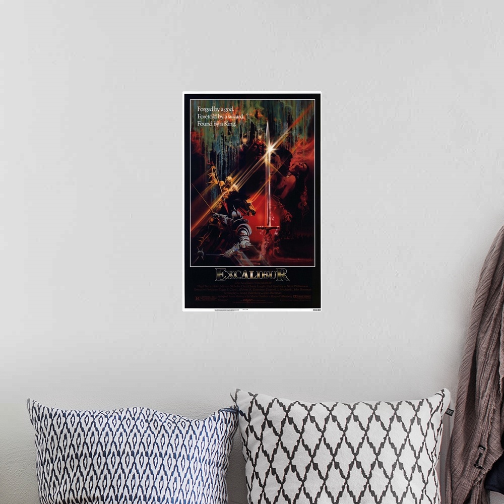 A bohemian room featuring A sweeping, visionary retelling of the life of King Arthur, from his conception, to the sword in ...