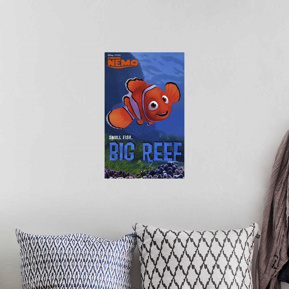 A bohemian room featuring Finding Nemo (2003)