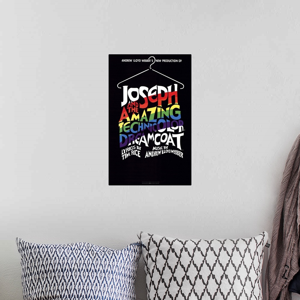 A bohemian room featuring Joseph and the Amazing Technicolor Dreamcoat (Broadway) ()