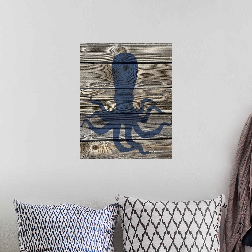 A bohemian room featuring Coastal Octopus