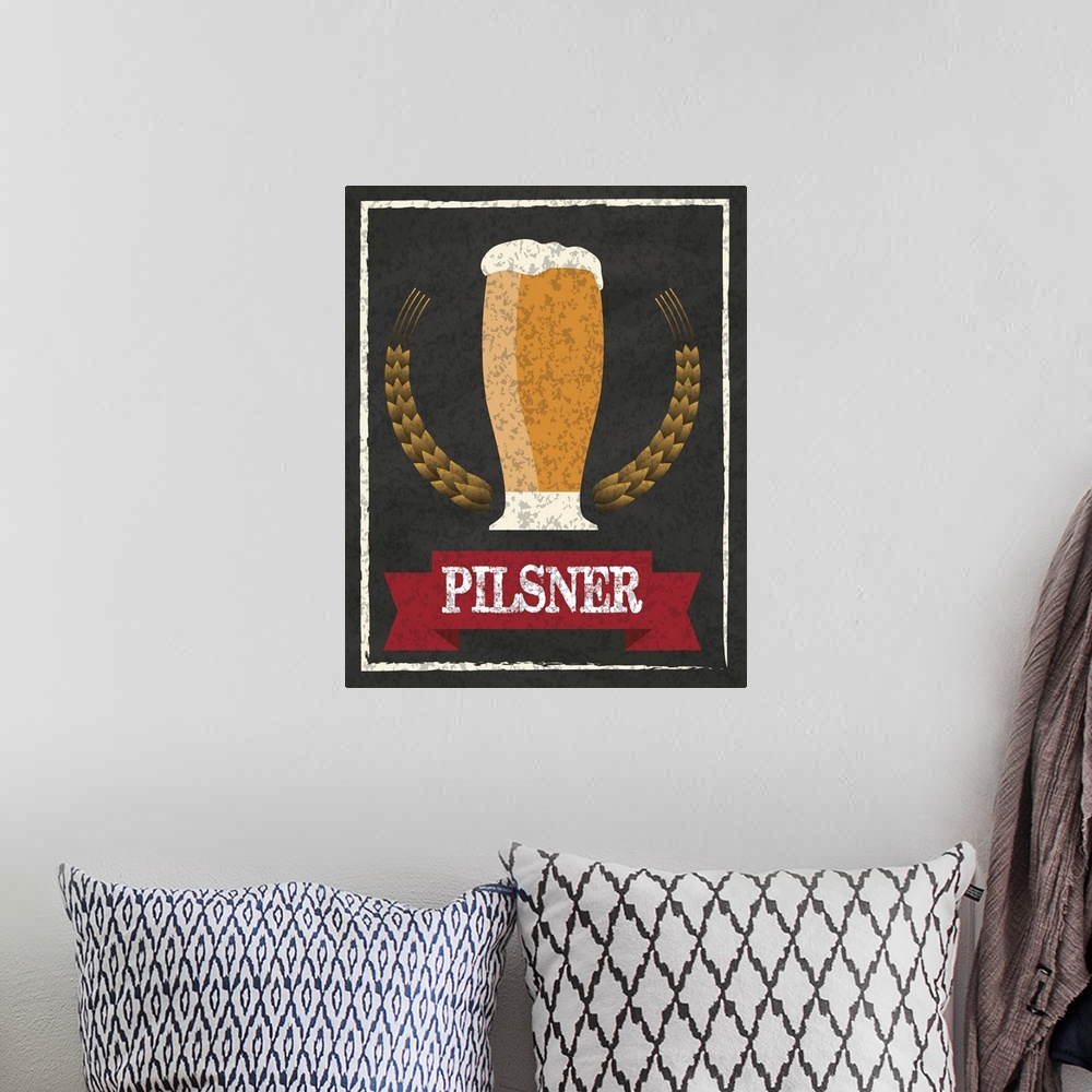 A bohemian room featuring Pilsner