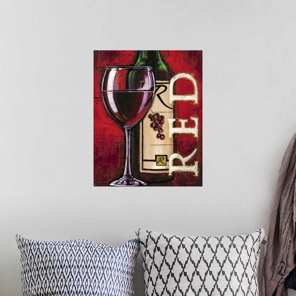 A bohemian room featuring Red Wine Tasting