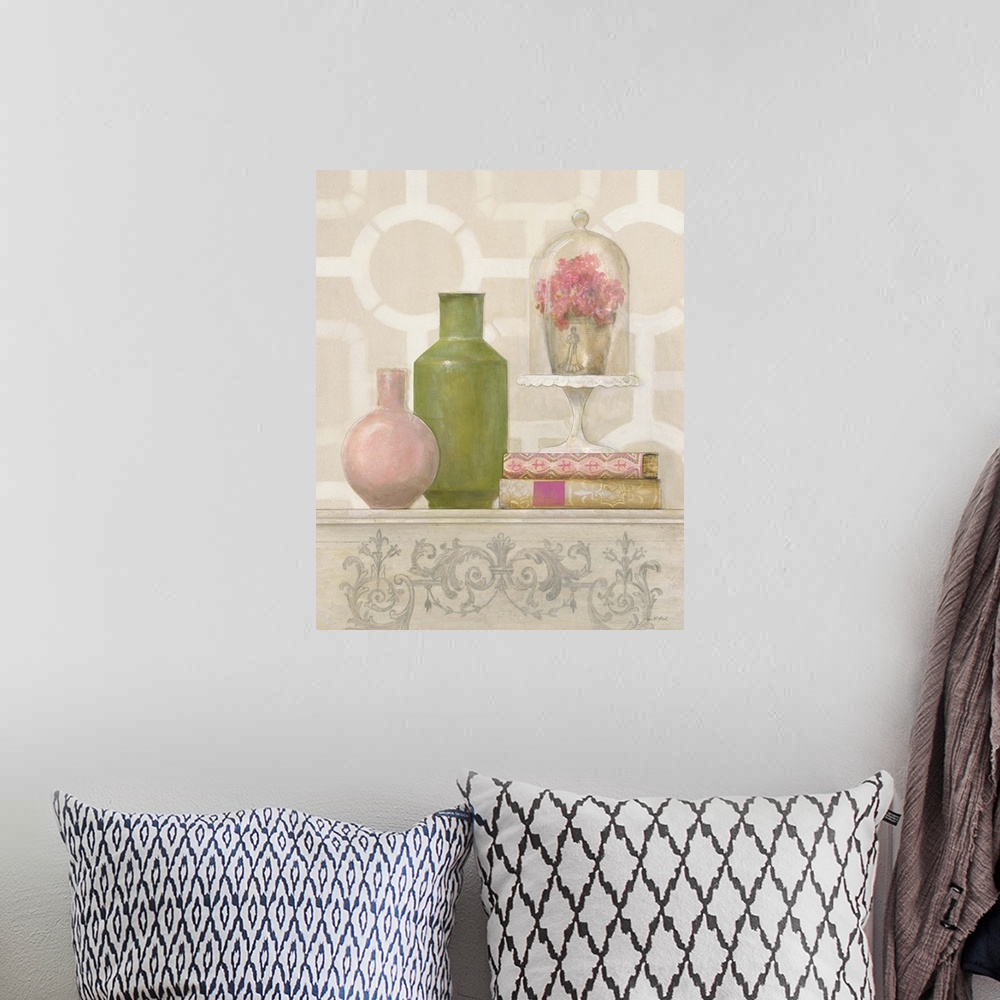 A bohemian room featuring Spring Palette Vignette