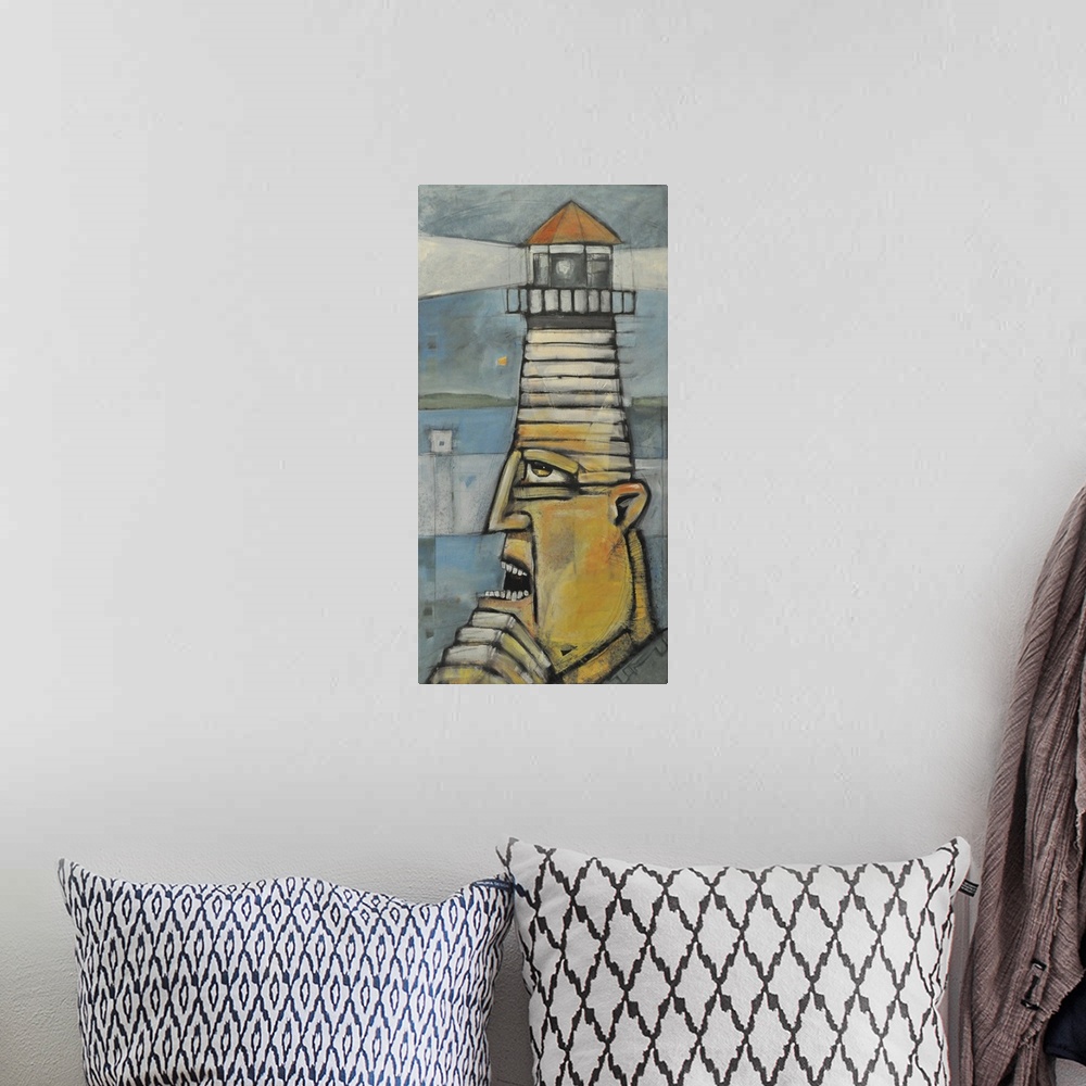 A bohemian room featuring Lighthouse Keeper