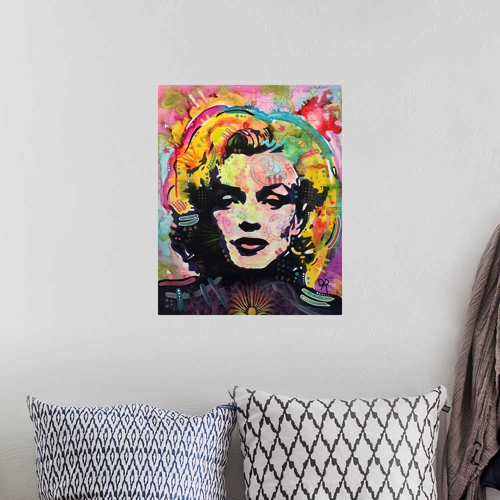 A bohemian room featuring Marilyn 2