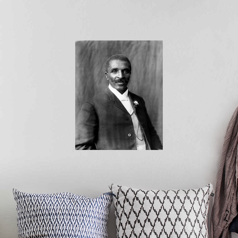 A bohemian room featuring George Washington Carver; (add.info.: George Washington Carver, half-length portrait, facing righ...