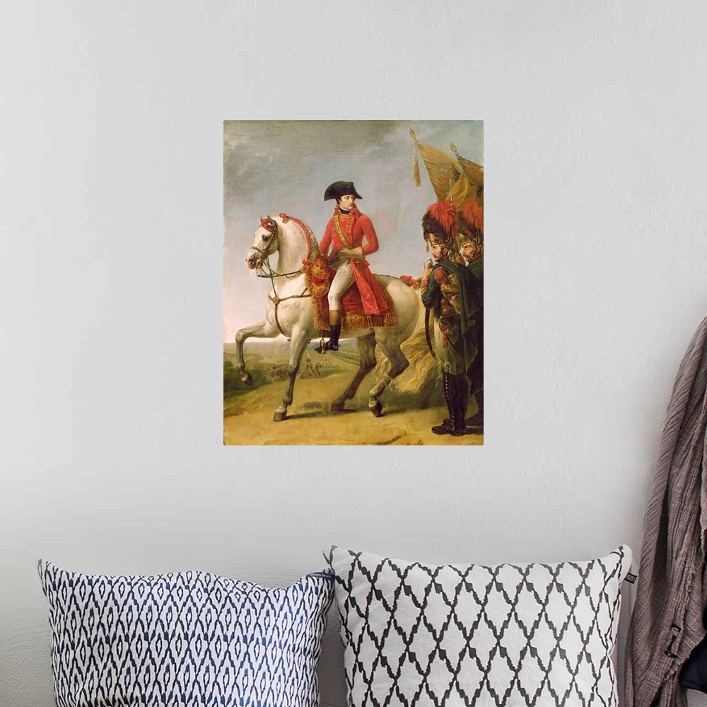A bohemian room featuring Napoleon, Premier Consul, Passe en revue les soldats;