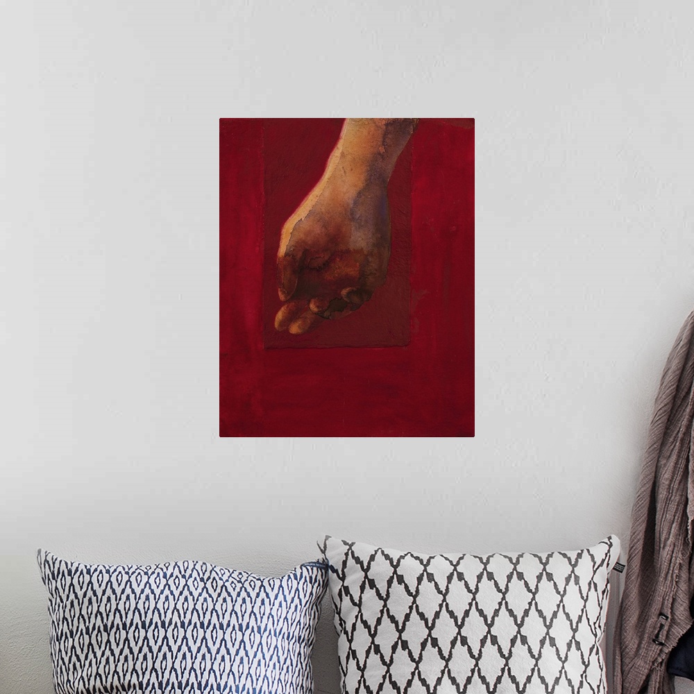 A bohemian room featuring Red Hand