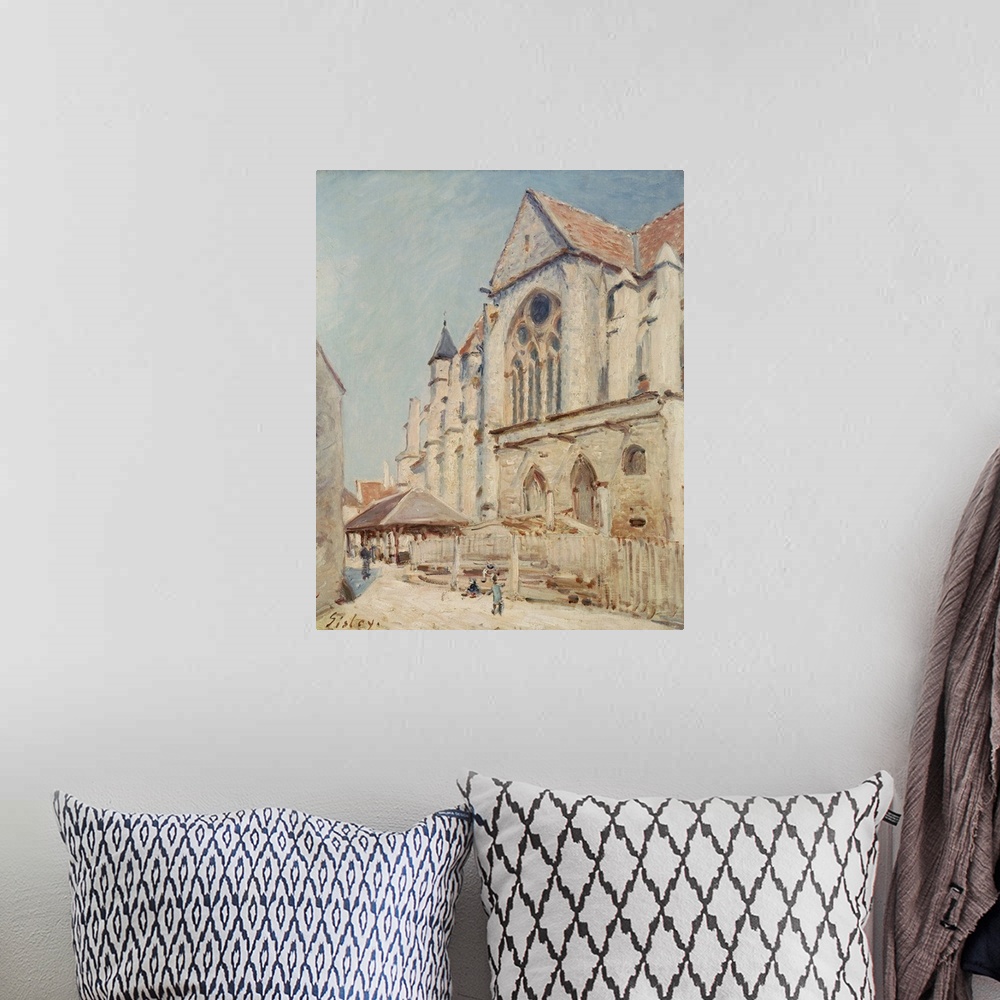 A bohemian room featuring The Church at Moret