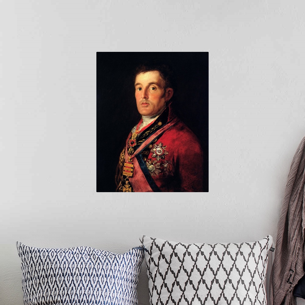 A bohemian room featuring The Duke of Wellington (1769-1852) 1812-14
