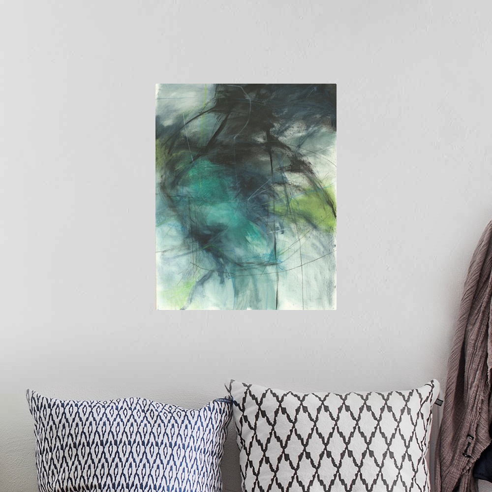 A bohemian room featuring Abstract #107