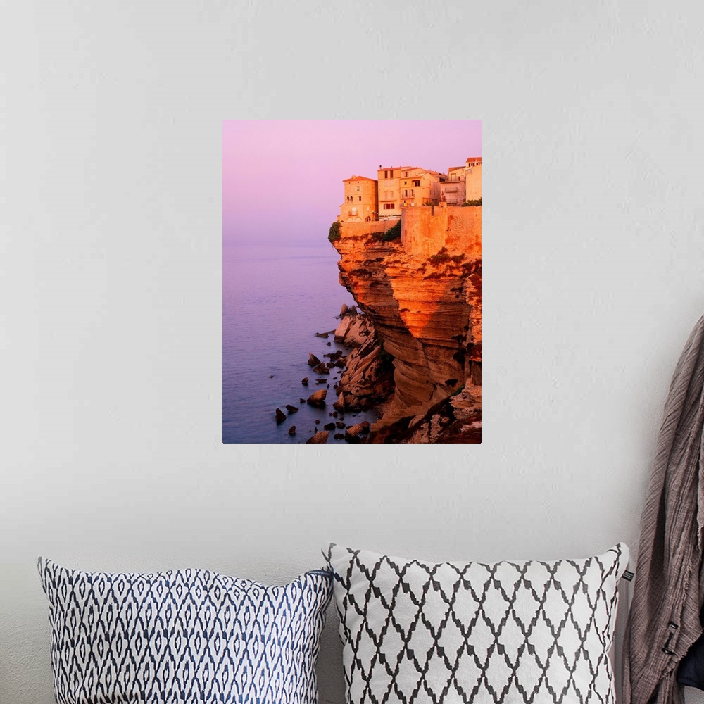 A bohemian room featuring France, Corsica, Bonifacio, Town and cliff