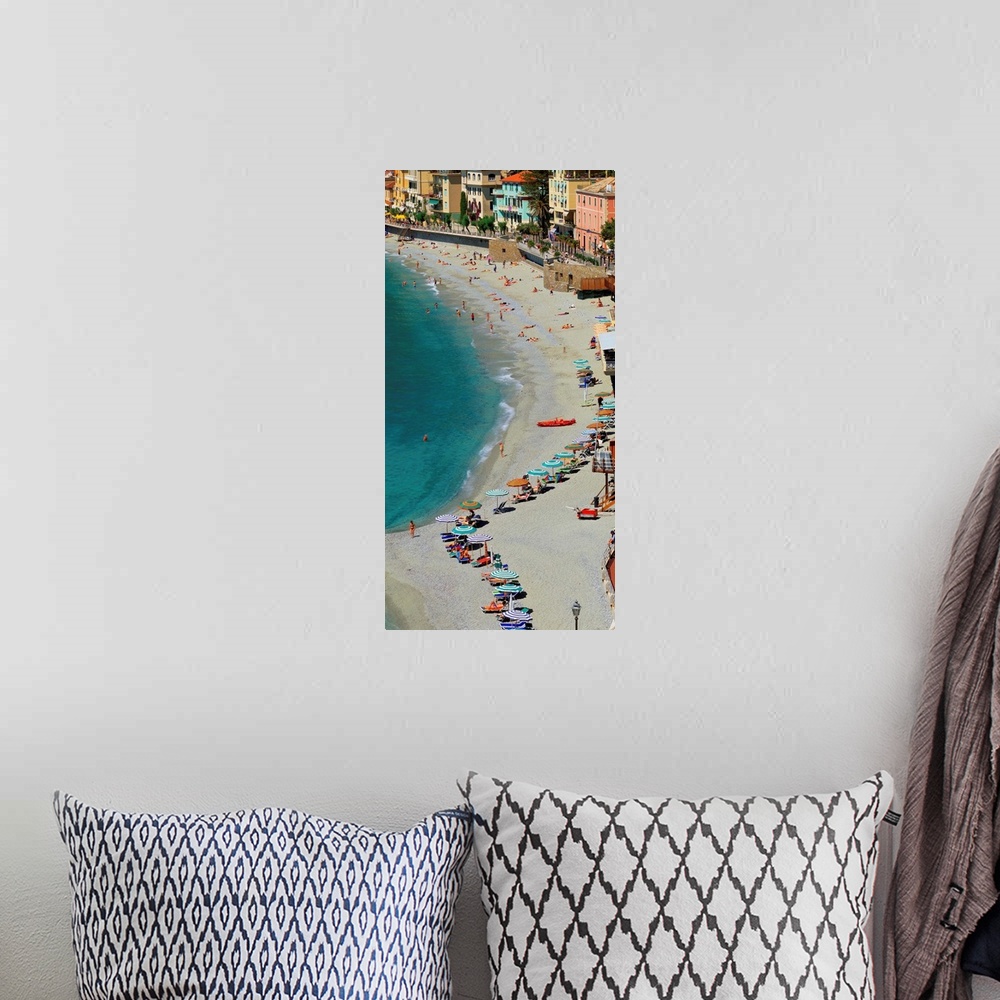 A bohemian room featuring Italy, Liguria, Monterosso al Mare, beach
