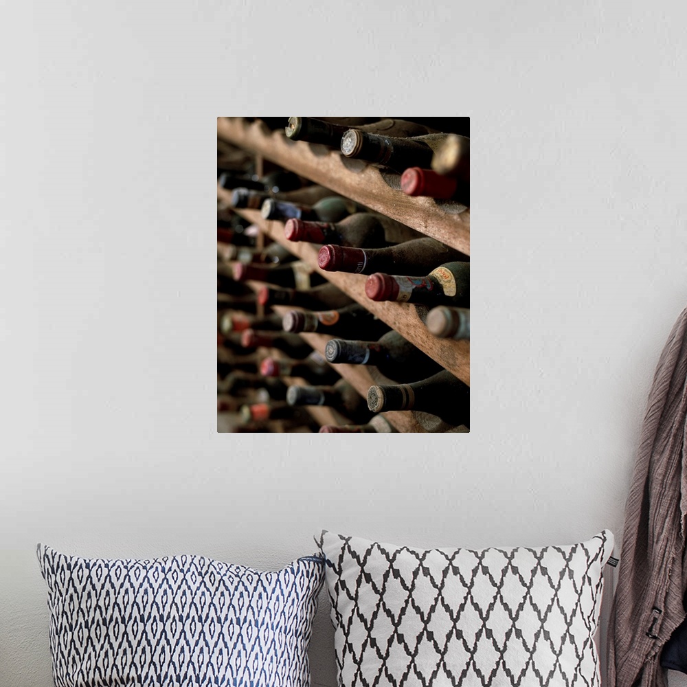 A bohemian room featuring Italy, Tuscany, Lucca, Collection of wine in the Vanni cellar
