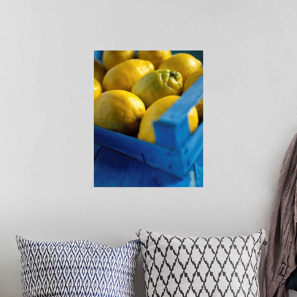 A bohemian room featuring Lemons box