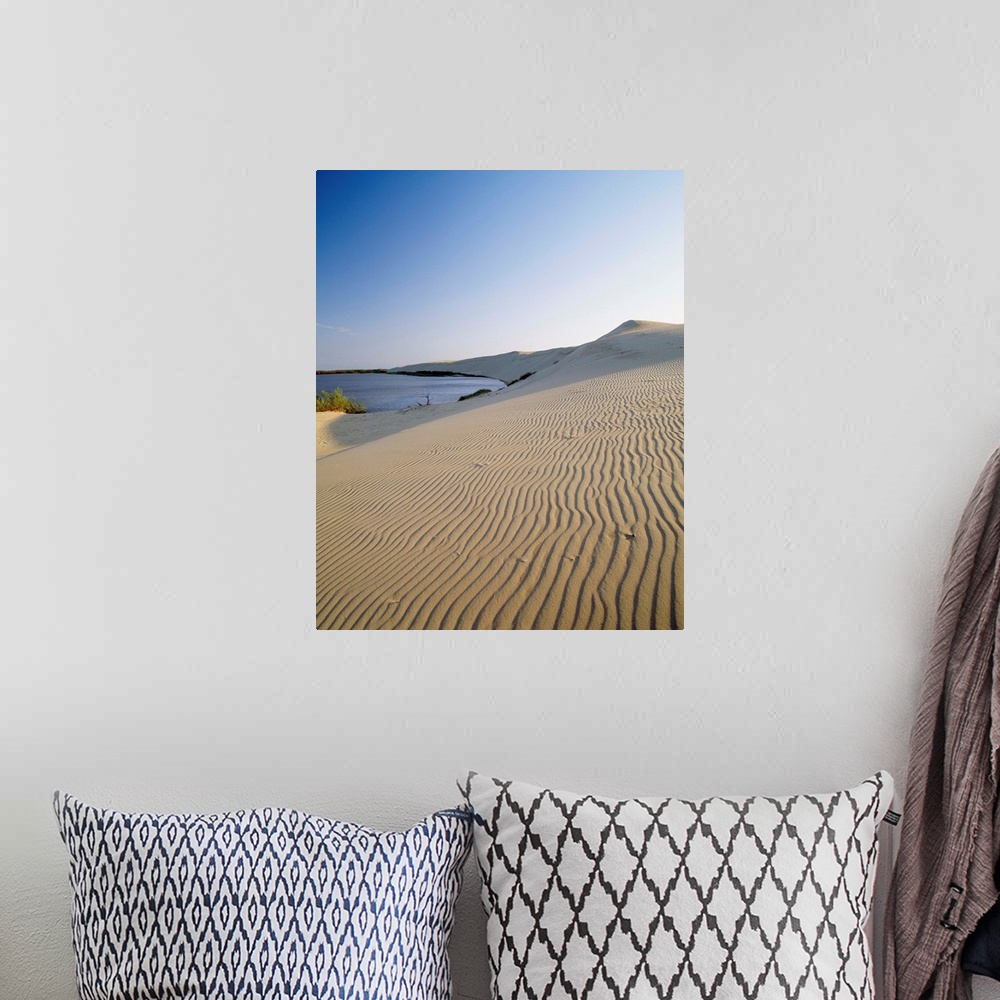 A bohemian room featuring Lithuania, Nida, sand dunes