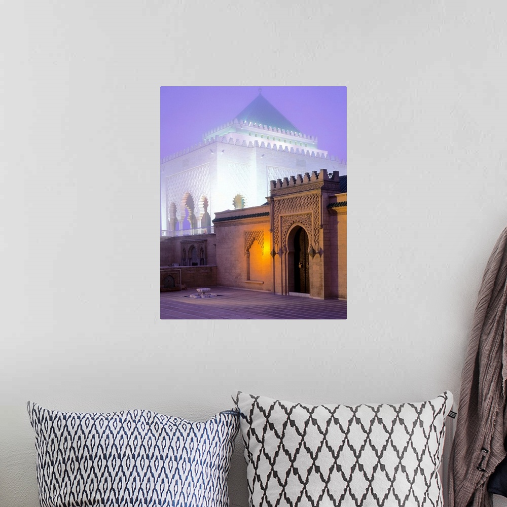A bohemian room featuring Morocco, Rabat, Mausoleum of Mohammed V