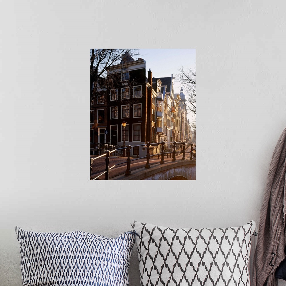 A bohemian room featuring Netherlands, Amsterdam, Benelux, Houses along Keizersgracht canal