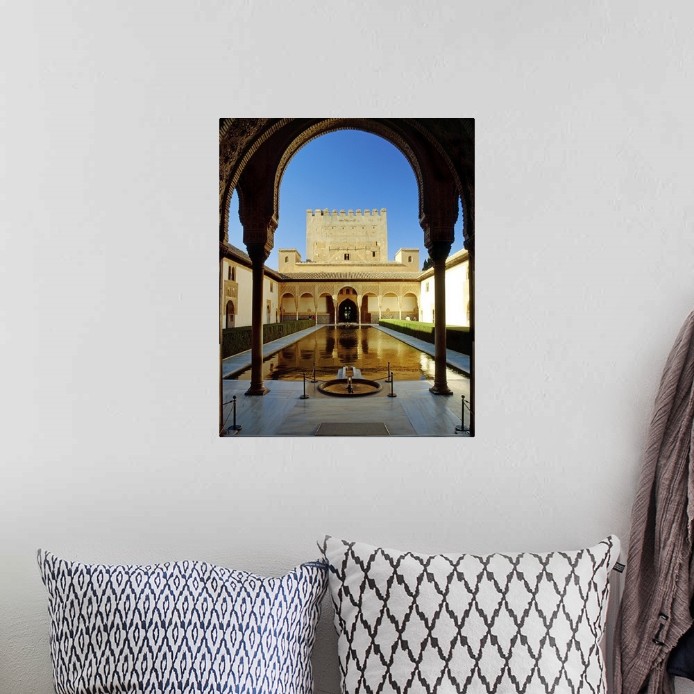 A bohemian room featuring Spain, Andalucia, Granada, Alhambra, Palacio de Comares