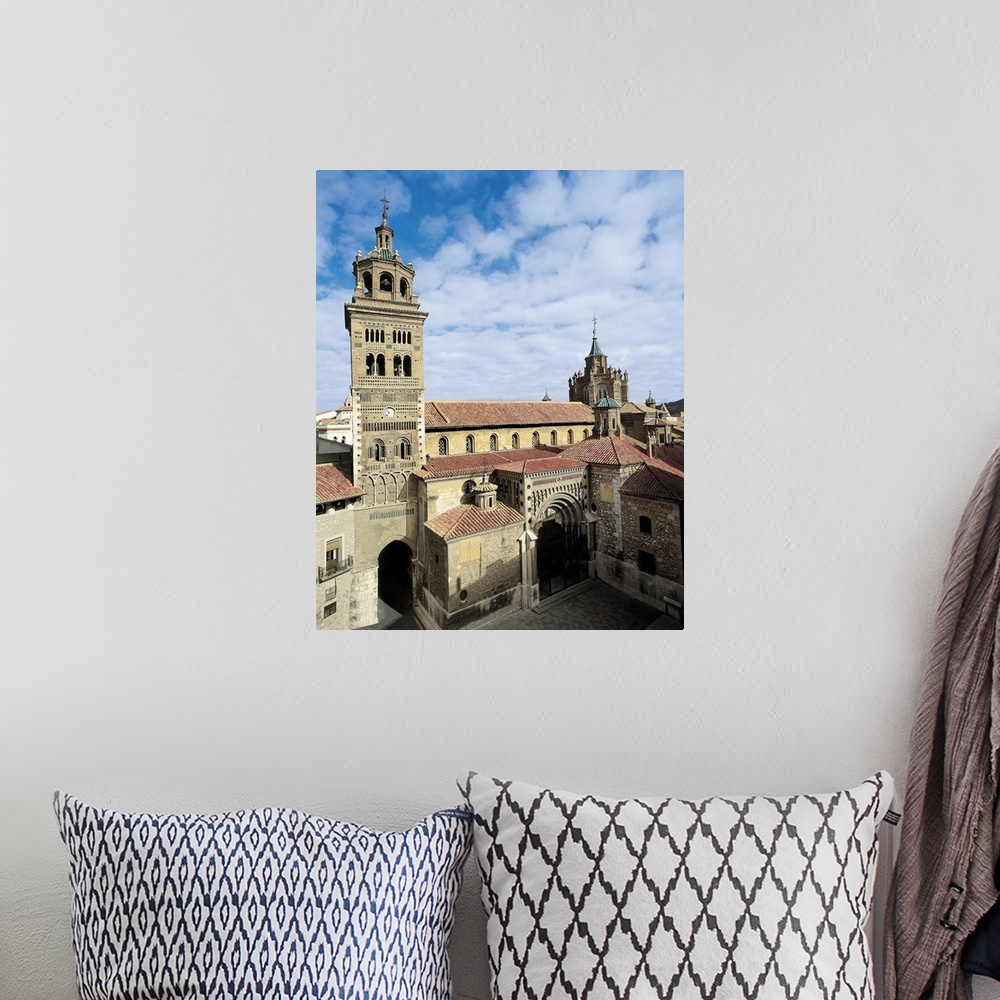 A bohemian room featuring Cathedral of Santa Maria de Mediavilla. SPAIN. ARAGON. Teruel. Cathedral of Santa Maria de Mediav...