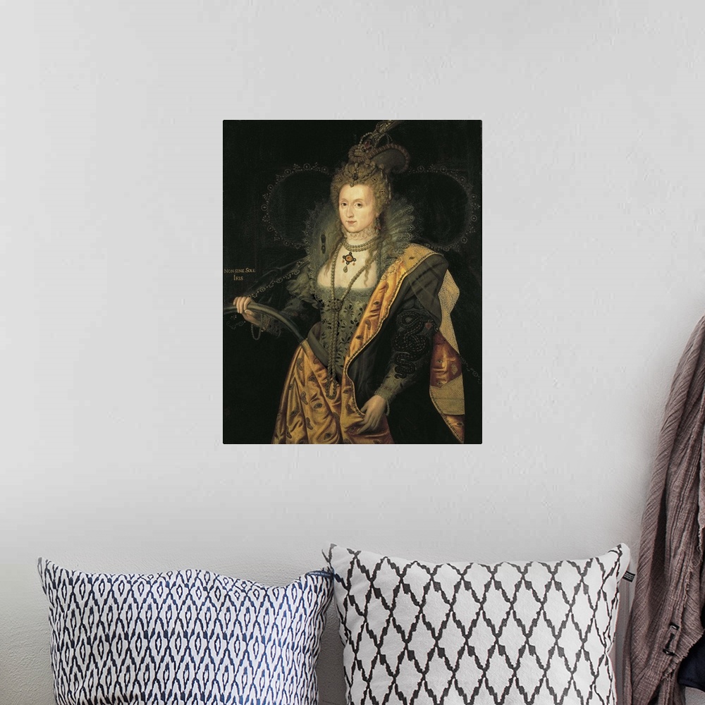 A bohemian room featuring Elizabeth I, Queen of England
