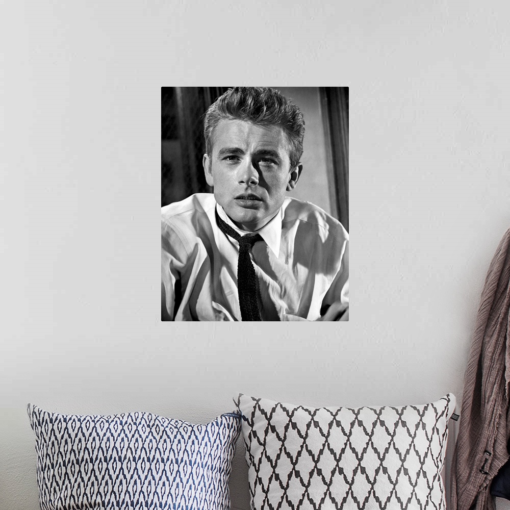 A bohemian room featuring James Dean, Rebel Without A Cause
