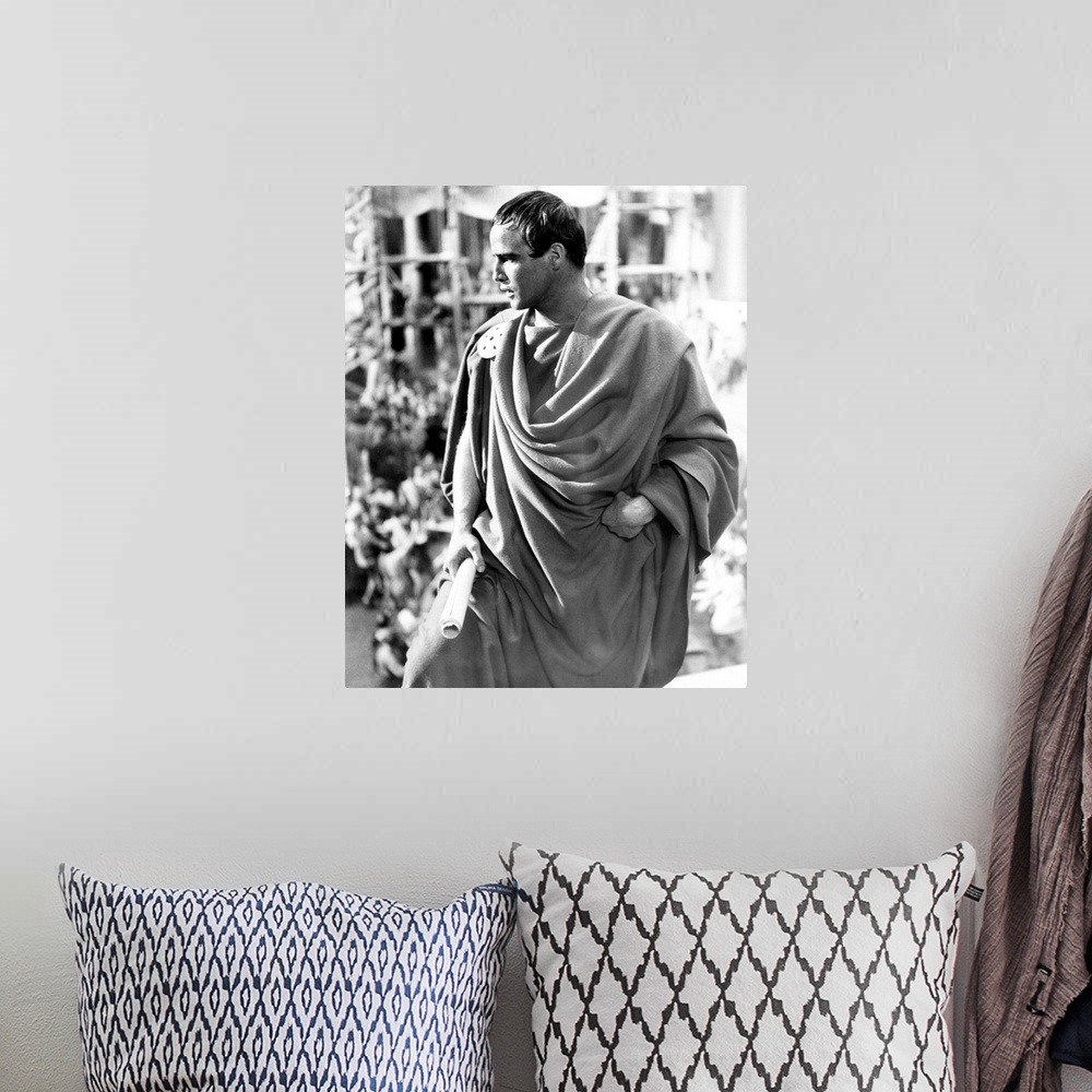 A bohemian room featuring Julius Caesar, Marlon Brando, 1953.
