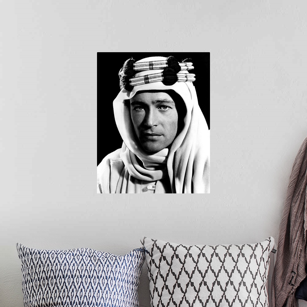 A bohemian room featuring Peter O'Toole in Lawrence Of Arabia - Vintage Publicity Photo