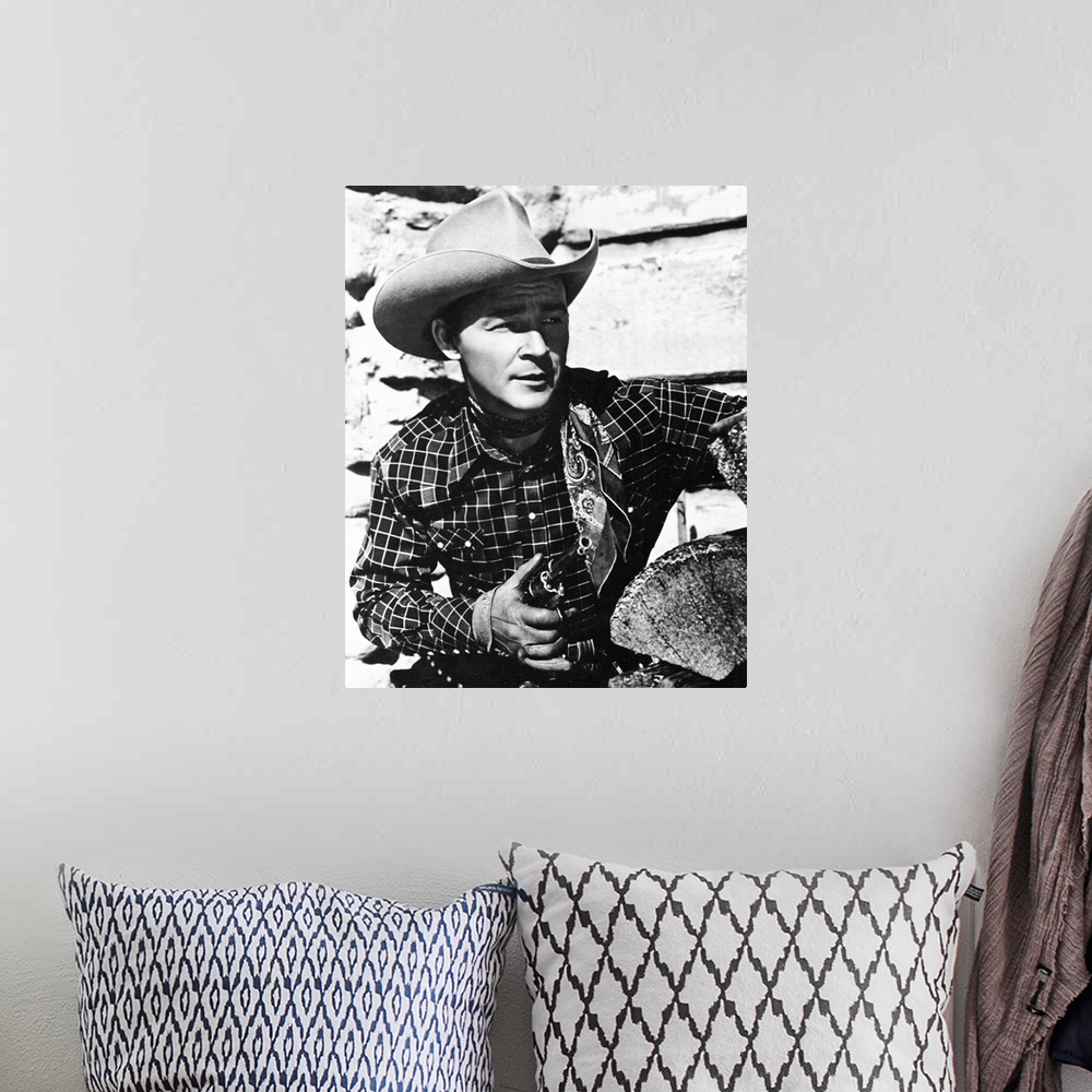 A bohemian room featuring Roy Rogers
