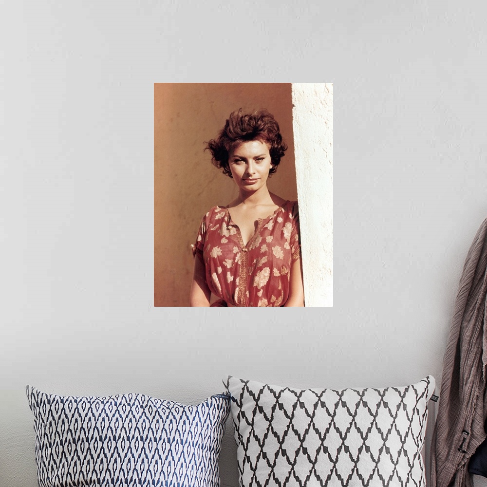 A bohemian room featuring Sophia Loren - Vintage Publicity Photo