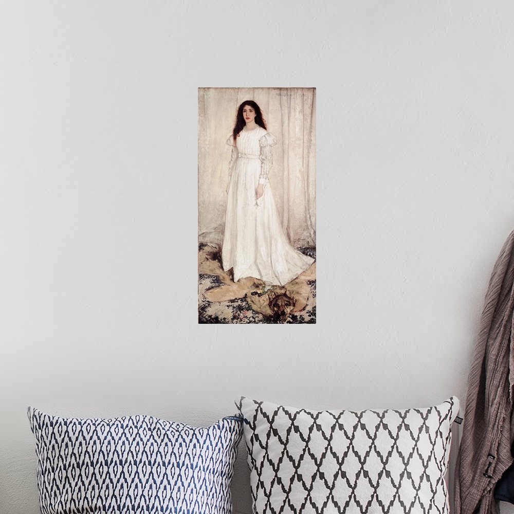 A bohemian room featuring Symphony in White, No.1