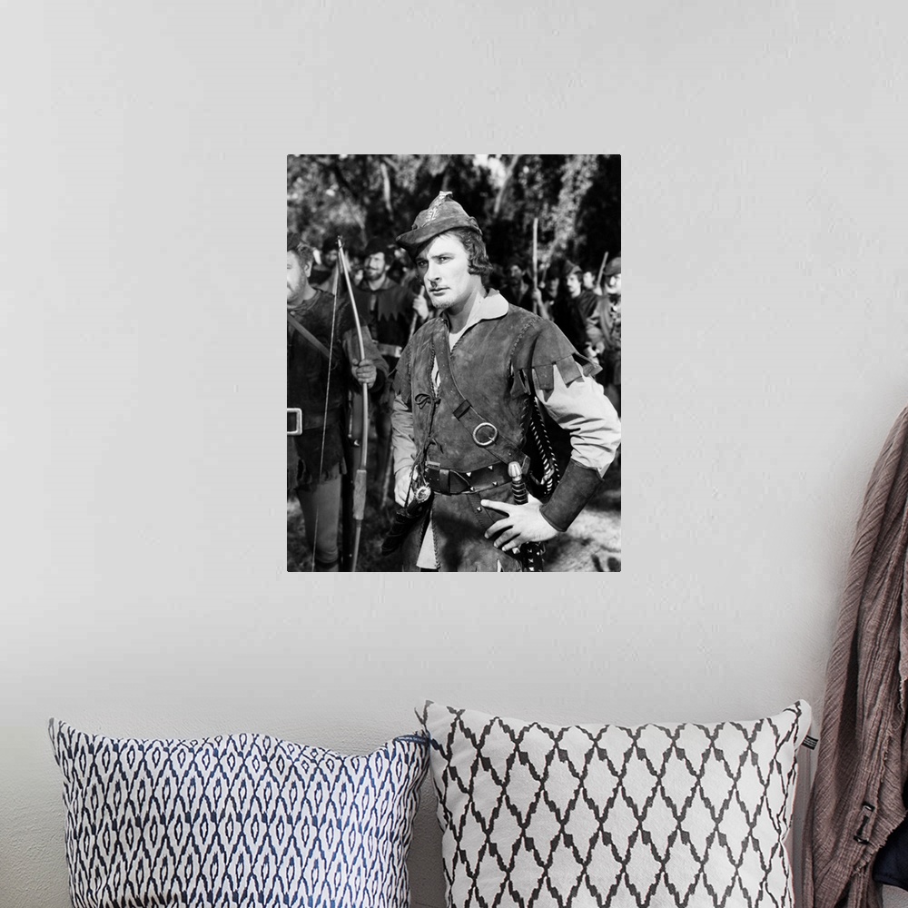 A bohemian room featuring The Adventures Of Robin Hood, Errol Flynn As Robin Hood, 1938