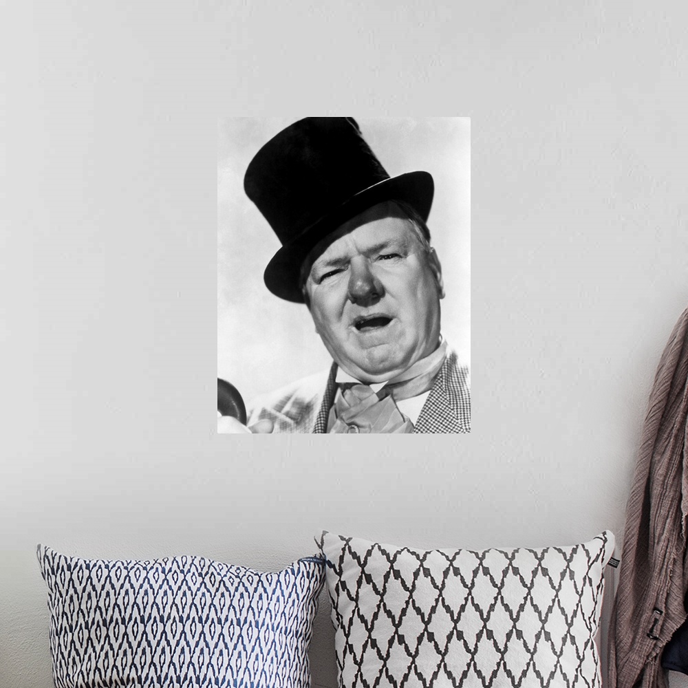 A bohemian room featuring W.C. Fields, You Can't Cheat An Honest Man