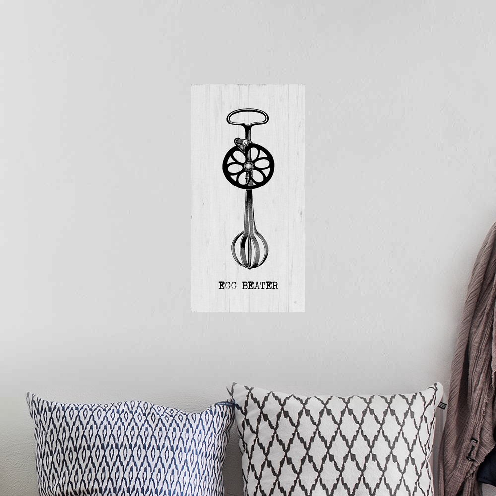 A bohemian room featuring Egg Beater