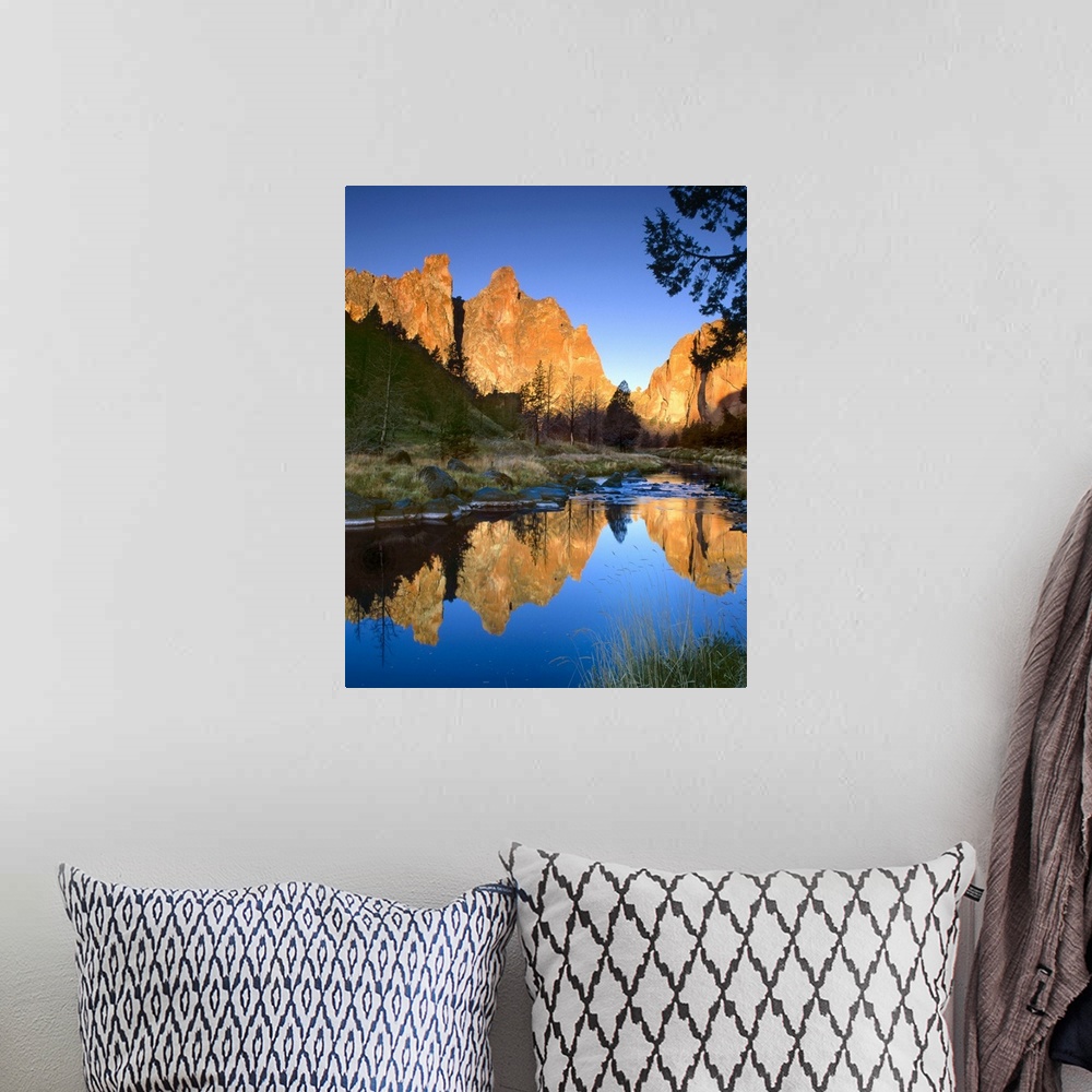 A bohemian room featuring Smith Rock Vertical