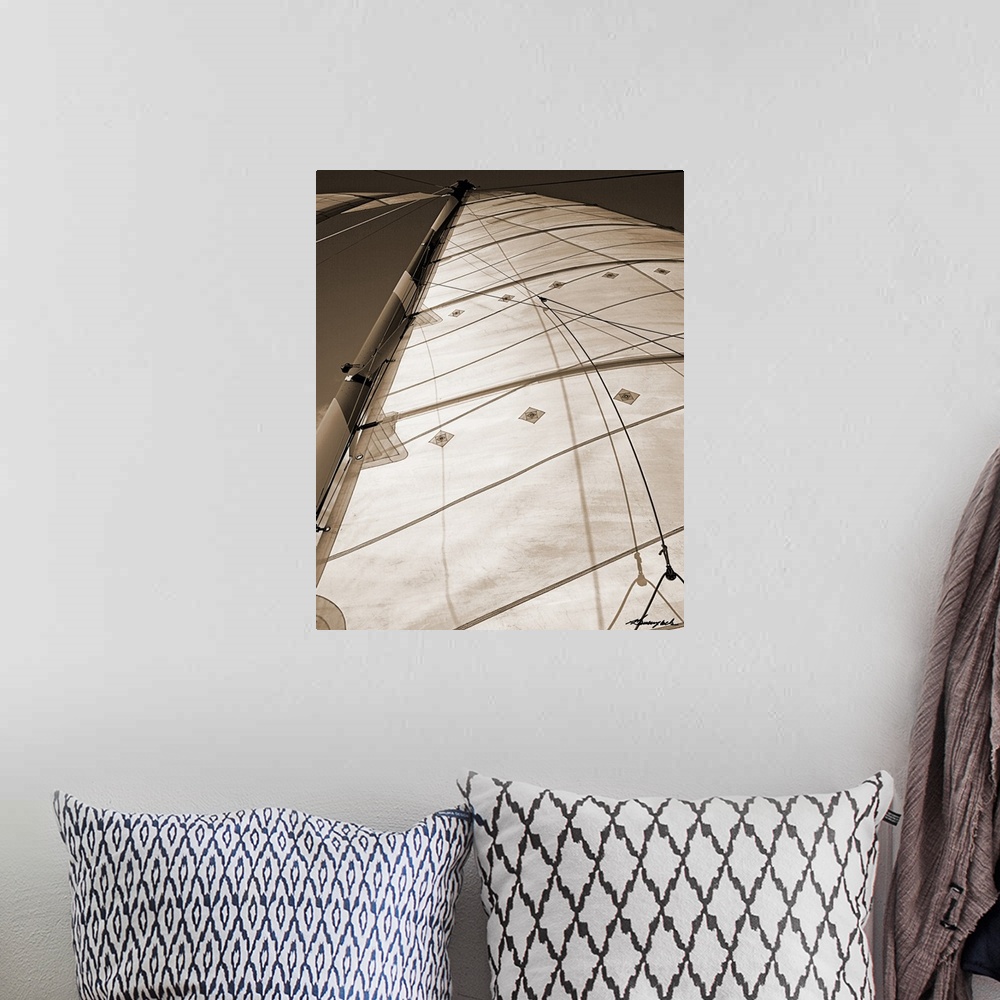 A bohemian room featuring Windward Sail I