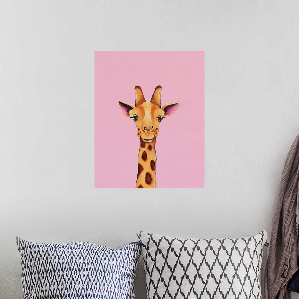 A bohemian room featuring Baby Giraffe