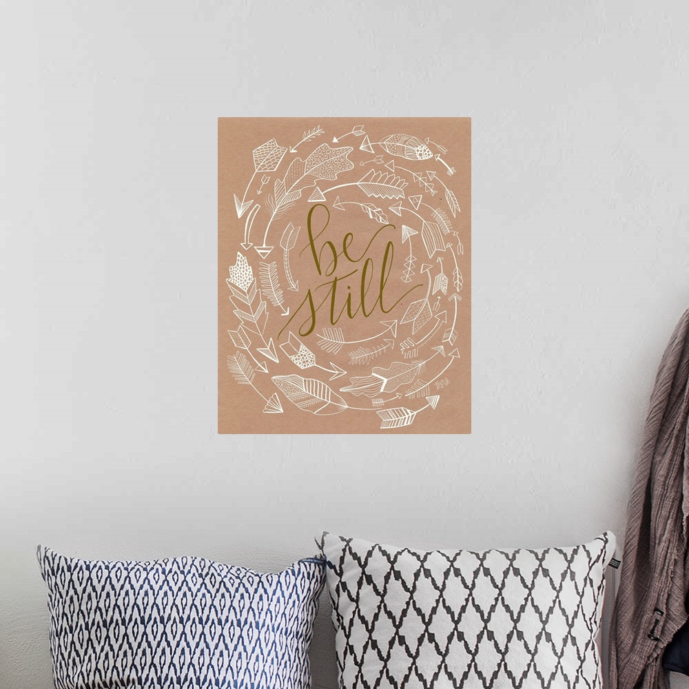 A bohemian room featuring Be Still