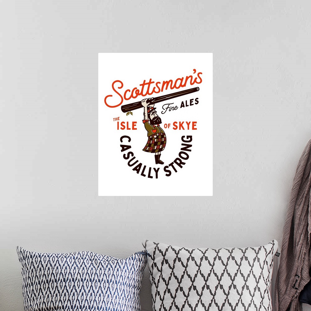A bohemian room featuring Scottsmans Ale