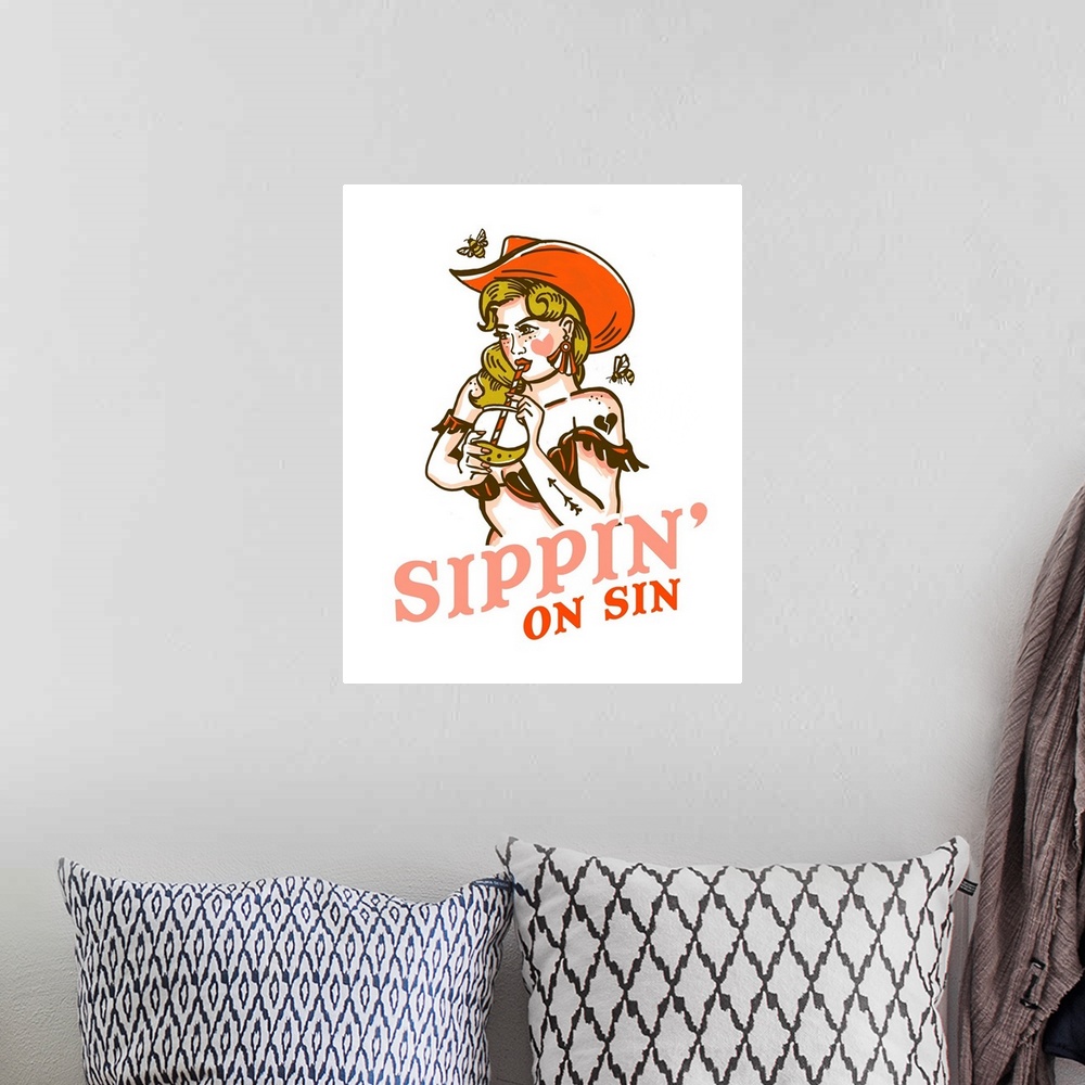 A bohemian room featuring Sippin On Sin 2