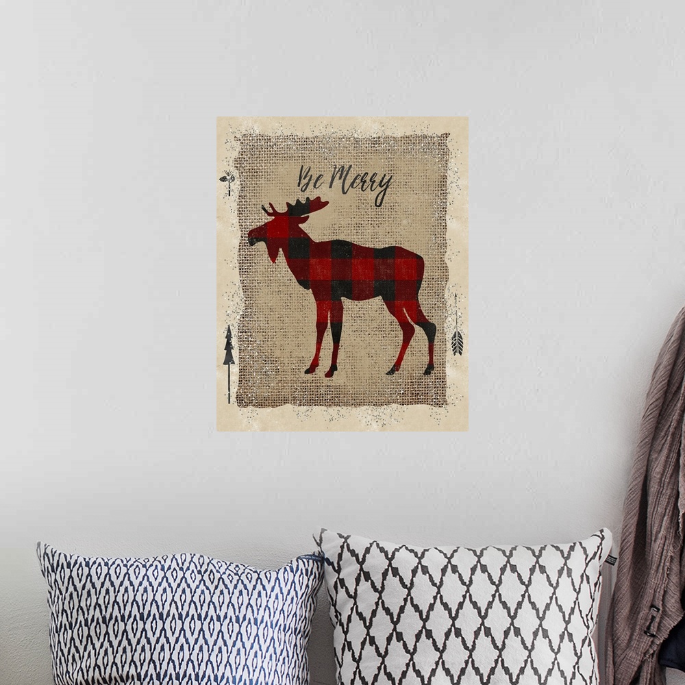A bohemian room featuring Be Merry Moose