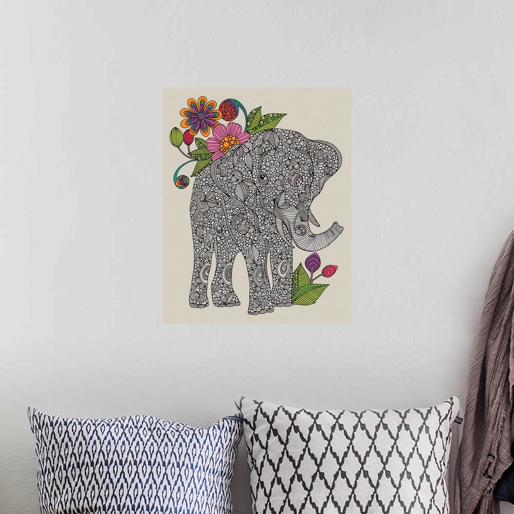 A bohemian room featuring Little Elephant
