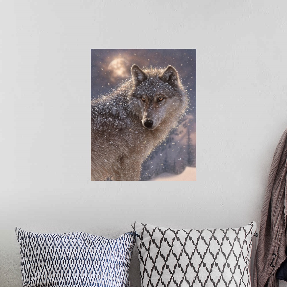 A bohemian room featuring Lone Wolf