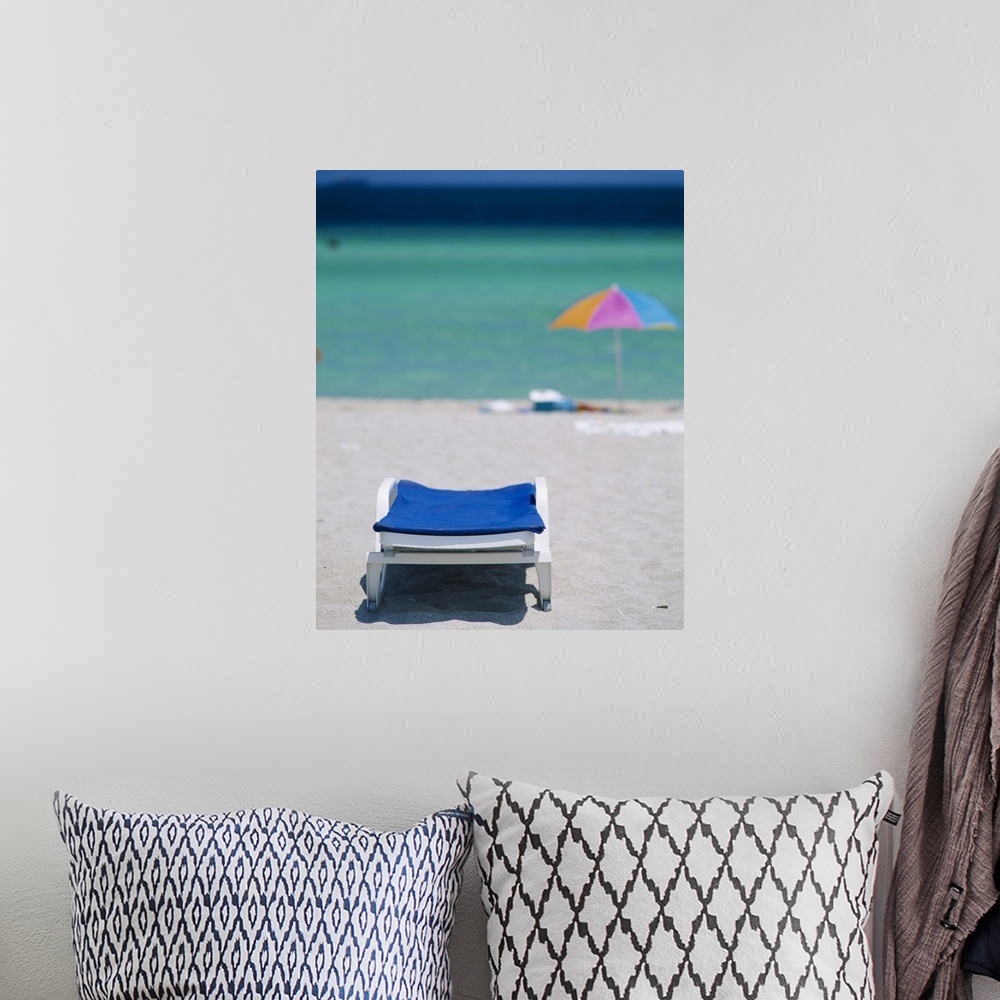 A bohemian room featuring Beach Chair and Umbrella Miami Beach FL