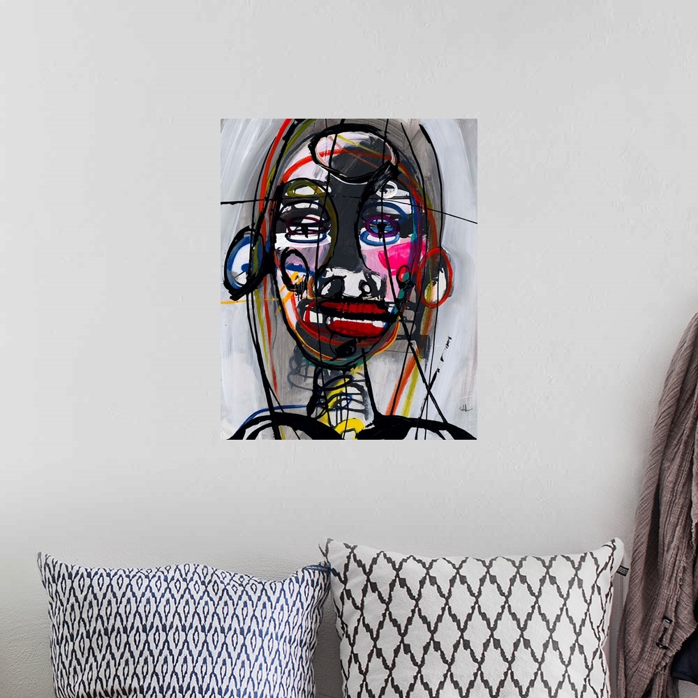 A bohemian room featuring Caricature I