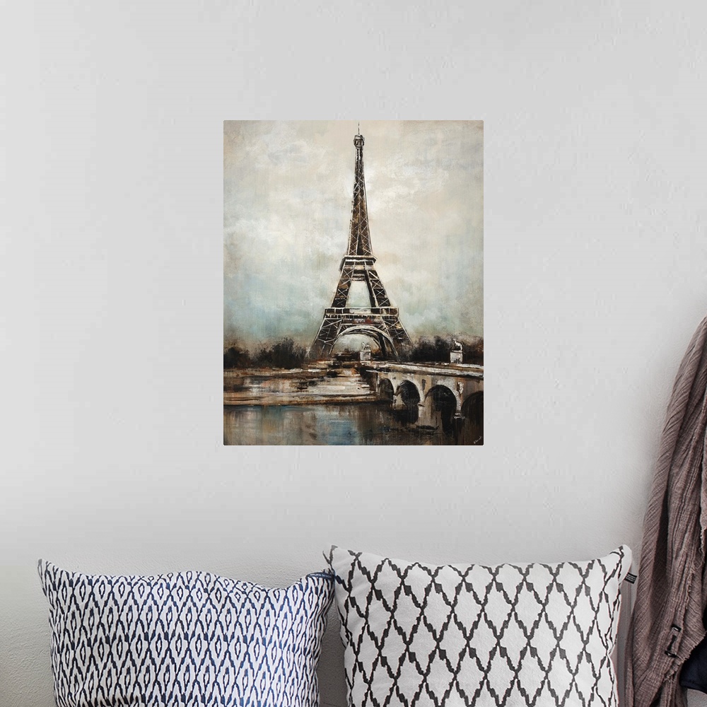 A bohemian room featuring Paris